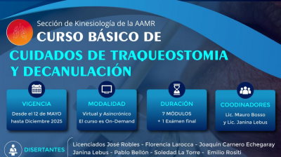 CURSO BÁSICO DE CUIDADOS DE TRAQUEOSTOMIA Y DECANULACIÓN
