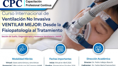 Curso internacional de Ventilación No Invasiva VENTILAR MEJOR: Desde la Fisiopatología al Tratamiento