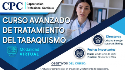 Curso avanzado de Tratamiento del Tabaquismo 2026